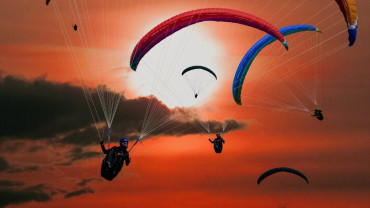 Paragliding Experience from Side